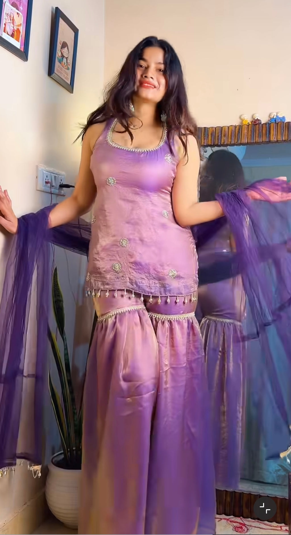 Lavender Garara set