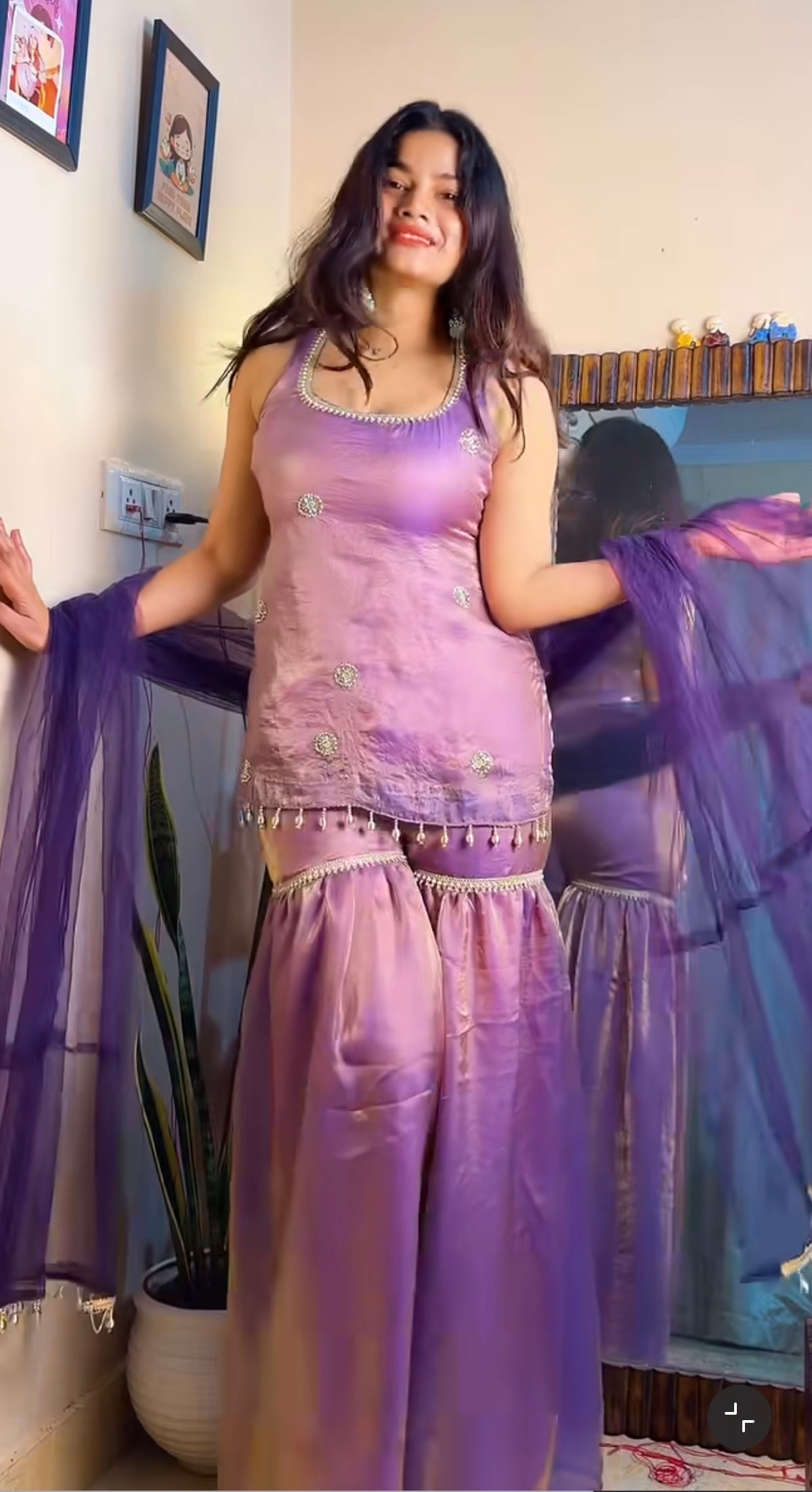 Lavender Garara set