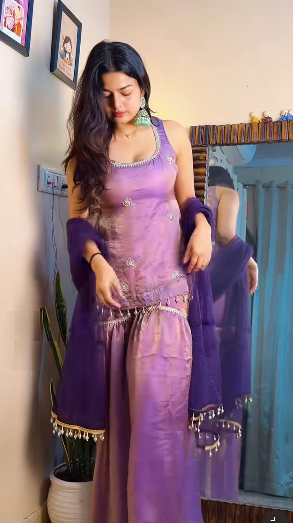 Lavender Garara set