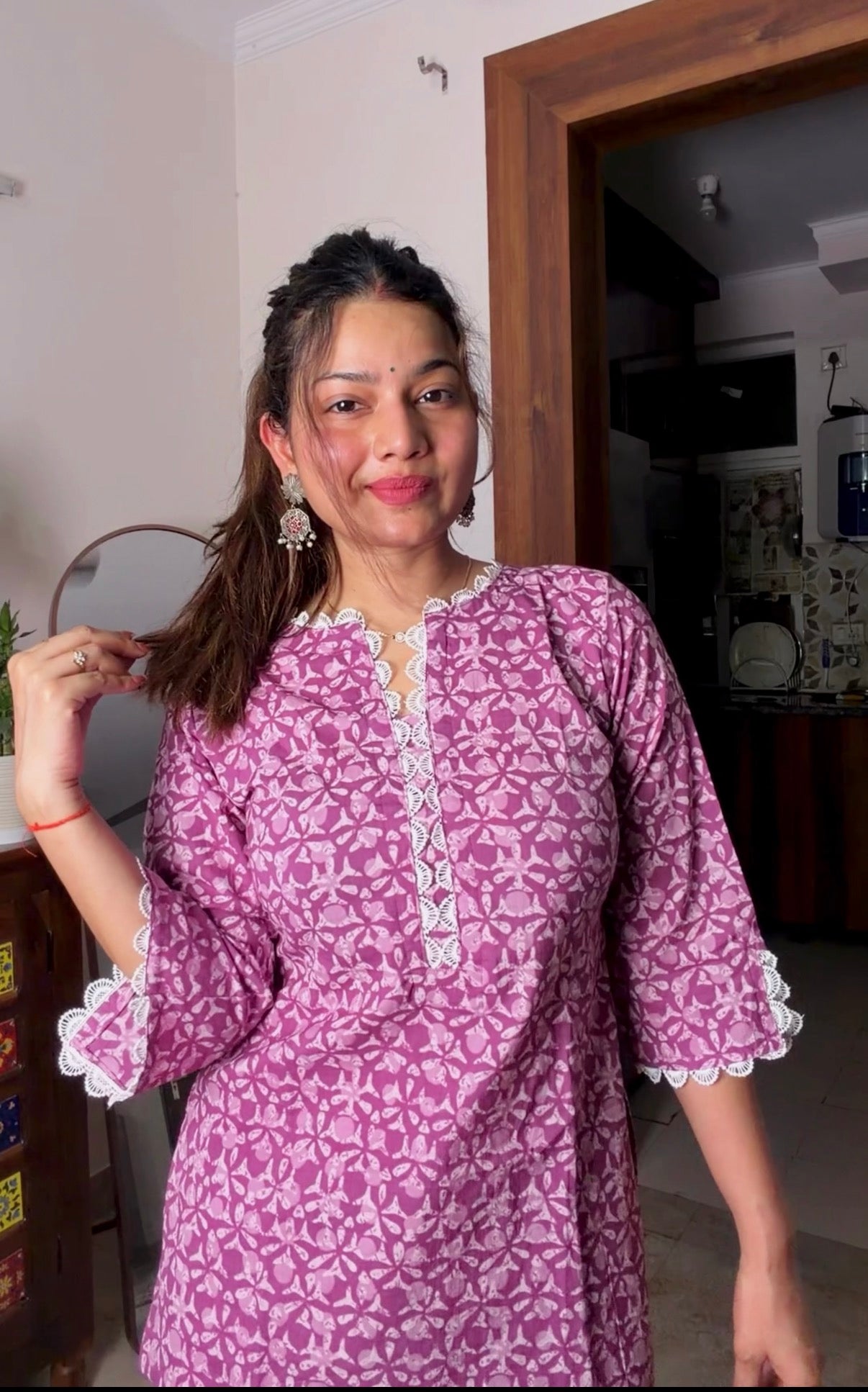 Lavender Farshi Suit Set