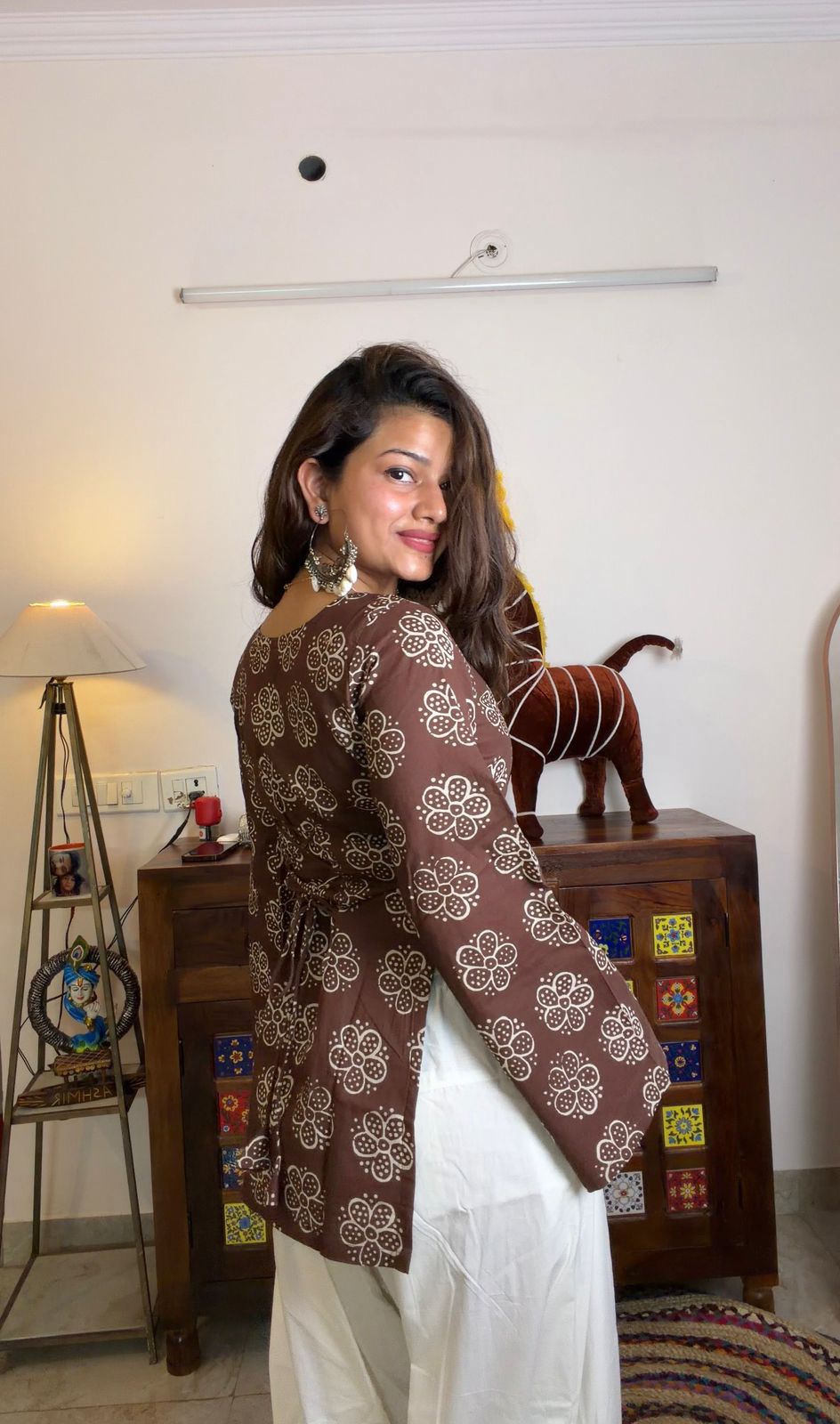 Brown Short Kurti