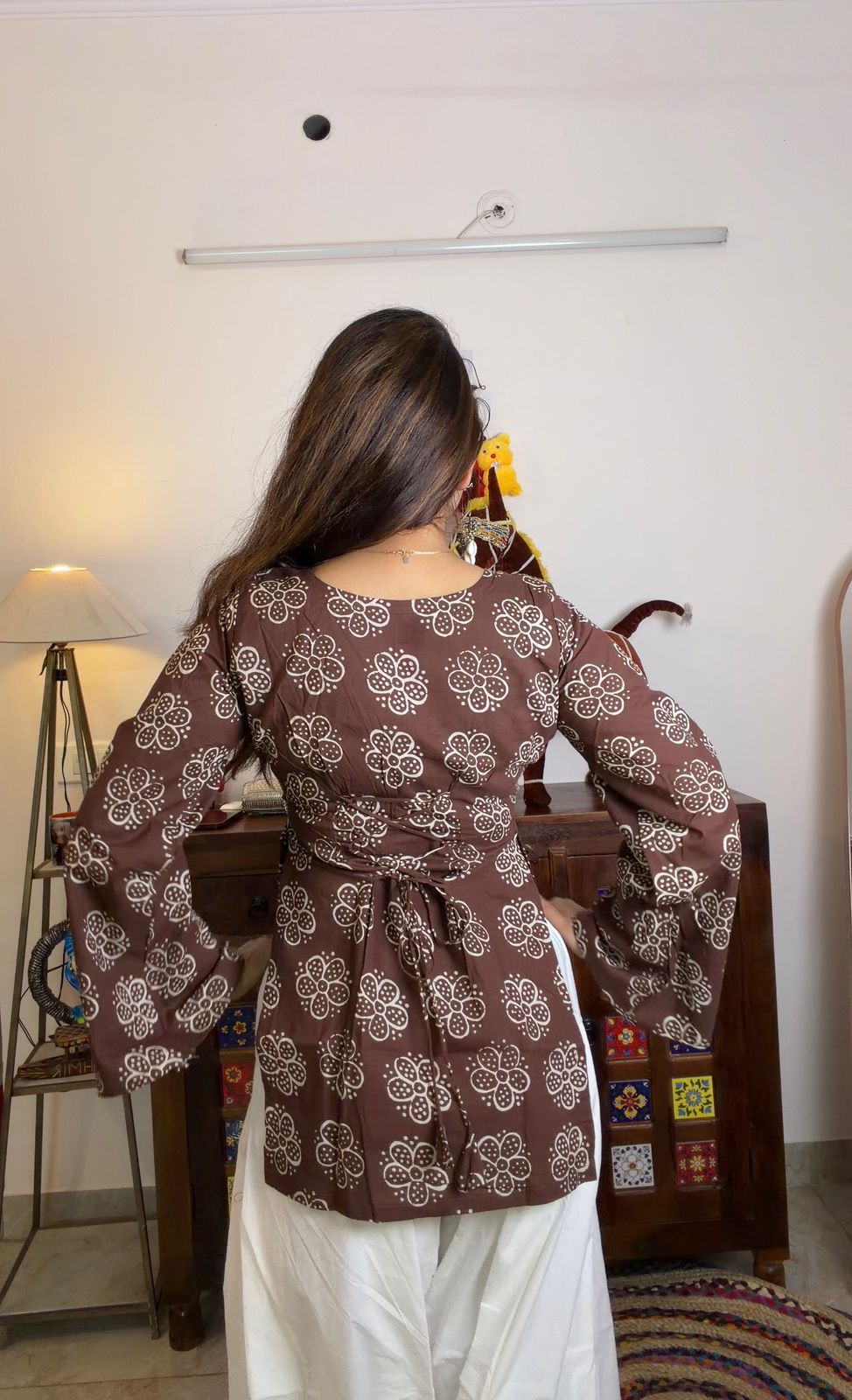 Brown Short Kurti